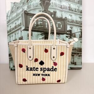 Kate Spade KA637 Ella Dottie ladybug small tote